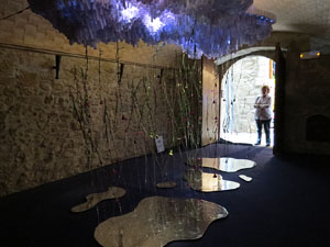 Temps de Flors 2015. Carrer de la For&ccedil;a. Patis, espais, carrerons