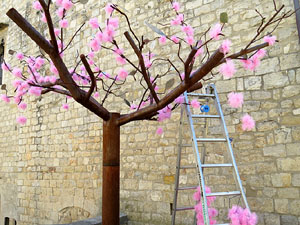 Temps de Flors 2015. La preparaci&oacute;