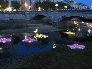 Temps de Flors 2015. El riu Onyar