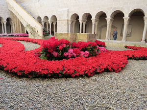 Temps de Flors 2015. Claustre del monestir de Sant Daniel