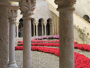 Temps de Flors 2015. Claustre del monestir de Sant Daniel
