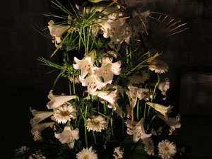 Temps de Flors 2015. L'esgl&eacute;sia de Sant Feliu