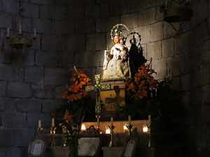 Temps de Flors 2015. L'esgl&eacute;sia de Sant Feliu
