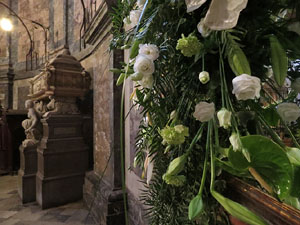 Temps de Flors 2015. L'esgl&eacute;sia de Sant Feliu