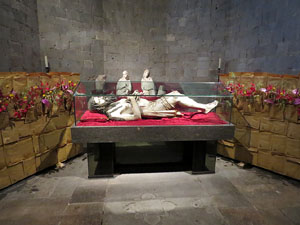 Temps de Flors 2015. L'esgl&eacute;sia de Sant Feliu