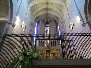 Temps de Flors 2015. L'esgl&eacute;sia de Sant Feliu