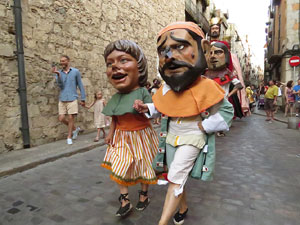 Und&agrave;rius, festival d'estiu de Girona de cultura popular i tradicional. Cercavila de Fal&middot;lera Gironina