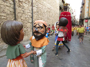 Und&agrave;rius, festival d'estiu de Girona de cultura popular i tradicional. Cercavila de Fal&middot;lera Gironina