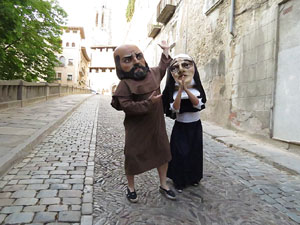 Und&agrave;rius, festival d'estiu de Girona de cultura popular i tradicional. Cercavila de Fal&middot;lera Gironina