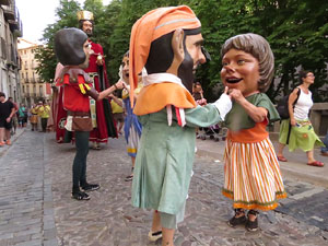 Und&agrave;rius, festival d'estiu de Girona de cultura popular i tradicional. Cercavila de Fal&middot;lera Gironina