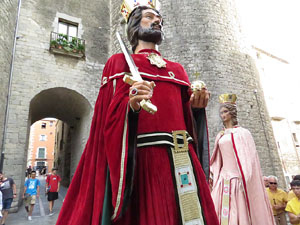 Und&agrave;rius, festival d'estiu de Girona de cultura popular i tradicional. Cercavila de Fal&middot;lera Gironina