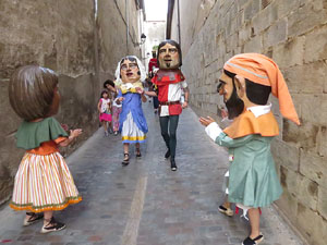 Und&agrave;rius, festival d'estiu de Girona de cultura popular i tradicional. Cercavila de Fal&middot;lera Gironina