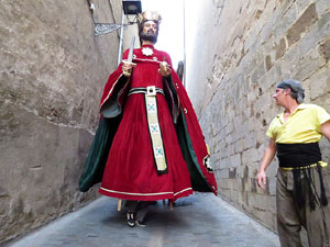 Und&agrave;rius, festival d'estiu de Girona de cultura popular i tradicional. Cercavila de Fal&middot;lera Gironina