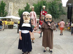 Und&agrave;rius, festival d'estiu de Girona de cultura popular i tradicional. Cercavila de Fal&middot;lera Gironina