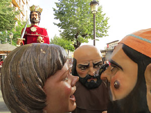 Und&agrave;rius, festival d'estiu de Girona de cultura popular i tradicional. Cercavila de Fal&middot;lera Gironina