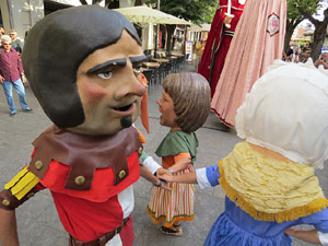 Und&agrave;rius, festival d'estiu de Girona de cultura popular i tradicional. Cercavila de Fal&middot;lera Gironina