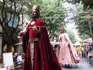 Und&agrave;rius, festival d'estiu de Girona de cultura popular i tradicional. Cercavila de Fal&middot;lera Gironina