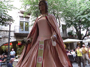 Und&agrave;rius, festival d'estiu de Girona de cultura popular i tradicional. Cercavila de Fal&middot;lera Gironina