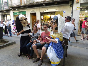 Und&agrave;rius, festival d'estiu de Girona de cultura popular i tradicional. Cercavila de Fal&middot;lera Gironina