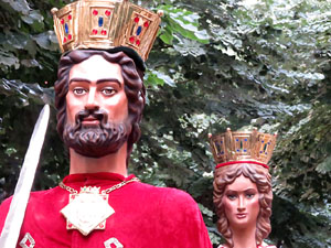 Und&agrave;rius, festival d'estiu de Girona de cultura popular i tradicional. Cercavila de Fal&middot;lera Gironina