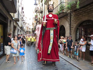 Und&agrave;rius, festival d'estiu de Girona de cultura popular i tradicional. Cercavila de Fal&middot;lera Gironina