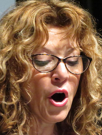 La soprano Clara Valero durant la seva actuaci&oacute;