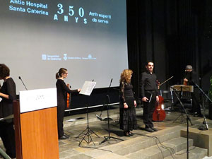350 anys de l'Antic Hospital de Santa Caterina. Presentaci&oacute; de les acitivtats commemoratives