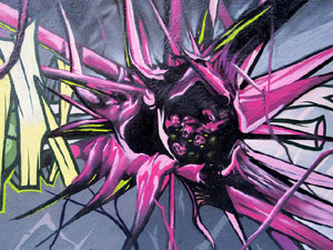 Art mural als carrers de Giron 