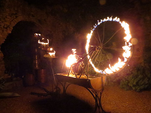 M&agrave;quina de foc a la Torre Gironella