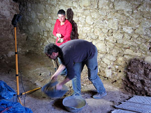 Excavacions a la pujada de Sant Domènec