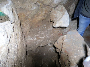 Excavacions a la pujada de Sant Domènec