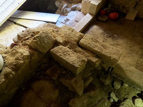 Vista parcial de les estructures localitzades