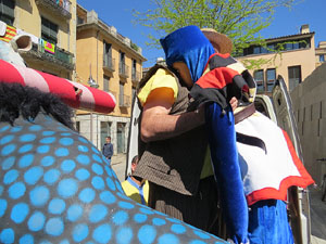 Festes de Primavera de Girona 2016. Penjada del Tarlà. La cercavila