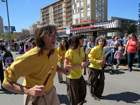 Festes de Primavera de Girona 2016. Cercavila amb el Tarlà