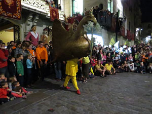 Fires 2015. Ball de la Cercavila del Preg&oacute; a la pla&ccedil;a del Vi