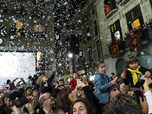 Fires 2015. Ball de la Cercavila del Preg&oacute; a la pla&ccedil;a del Vi