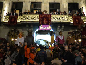 Fires 2015. Ball de la Cercavila del Preg&oacute; a la pla&ccedil;a del Vi