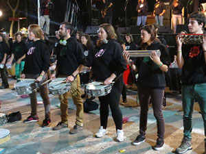 Fires 2015. Bateria de Girona. Cercavila de percusionistes