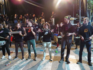 Fires 2015. Bateria de Girona. Cercavila de percusionistes