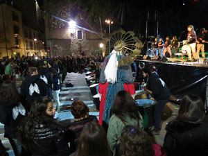 Fires 2015. Bateria de Girona. Cercavila de percusionistes