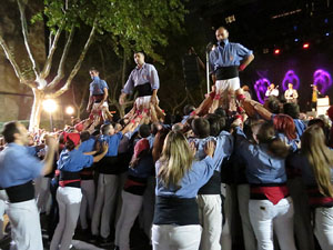 Fires 2015. Els castells de vigília, amb els Marrecs de Salt i Castellers de l'Alt Maresme