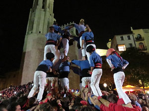 Fires 2015. Els castells de vigília, amb els Marrecs de Salt i Castellers de l'Alt Maresme