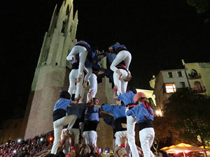 Fires 2015. Els castells de vigília, amb els Marrecs de Salt i Castellers de l'Alt Maresme