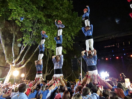 Fires 2015. Els castells de vigília, amb els Marrecs de Salt i Castellers de l'Alt Maresme