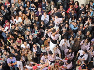 Fires 2015. Diada Castellera de Sant Narc&iacute;s amb Marrecs de Salt, Minyons de Terrassa i Capgrossos de Matar&oacute;