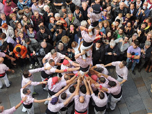 Fires 2015. Diada Castellera de Sant Narc&iacute;s amb Marrecs de Salt, Minyons de Terrassa i Capgrossos de Matar&oacute;