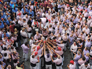 Fires 2015. Diada Castellera de Sant Narc&iacute;s amb Marrecs de Salt, Minyons de Terrassa i Capgrossos de Matar&oacute;