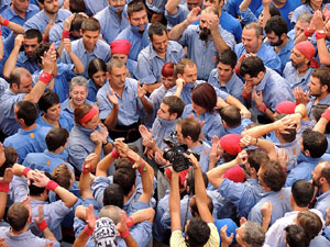 Fires 2015. Diada Castellera de Sant Narc&iacute;s amb Marrecs de Salt, Minyons de Terrassa i Capgrossos de Matar&oacute;
