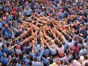 Fires 2015. Diada Castellera de Sant Narc&iacute;s amb Marrecs de Salt, Minyons de Terrassa i Capgrossos de Matar&oacute;