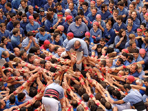 Fires 2015. Diada Castellera de Sant Narc&iacute;s amb Marrecs de Salt, Minyons de Terrassa i Capgrossos de Matar&oacute;